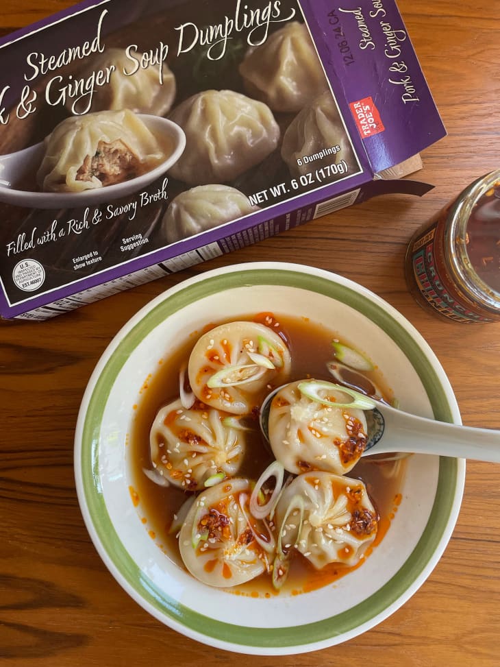 Trader Joes Frozen Dumpling Hack 2