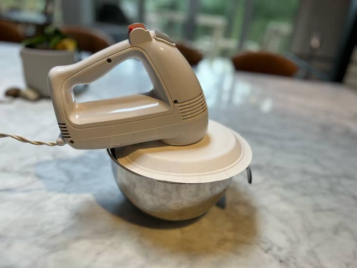 The Simplest Trick for Preventing Messy Hand Mixer Splatters The Kitchn