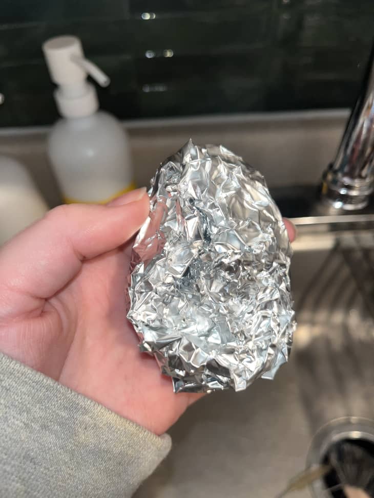 This Brilliant Hack Uses Only Foil to Clean Your Sink The Kitchn