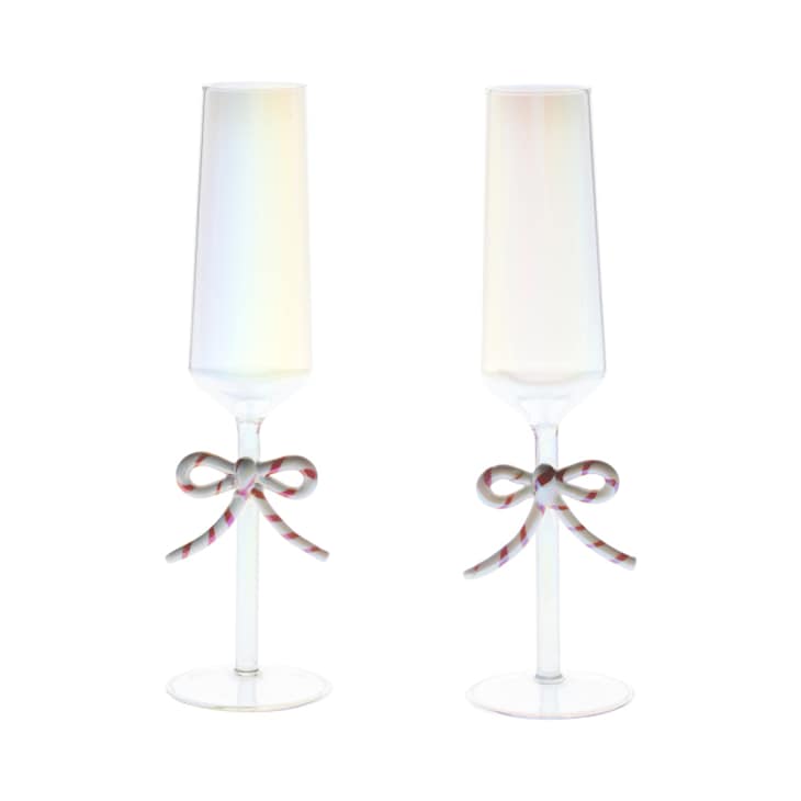 The Gorgeous T.J. Maxx “Candy Cane” Wine Glasses I’m Using All Holiday