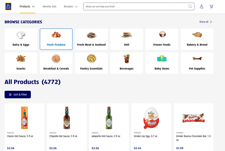 Aldi Is Testing a New Website — Here's Everything We Know So Far | The ...