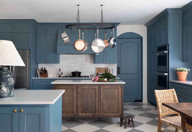 15 Gorgeous Blue Kitchen Cabinet Ideas That'll Never Go Out of Style ...