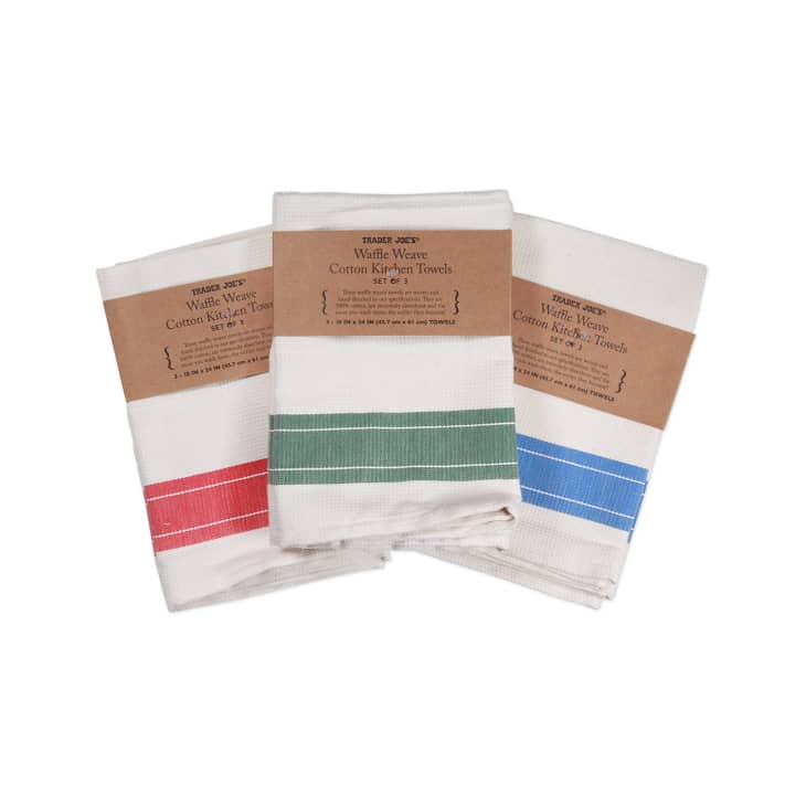 Trader Joe’s Waffle Weave Cotton Kitchen Towels Review 2023 The Kitchn