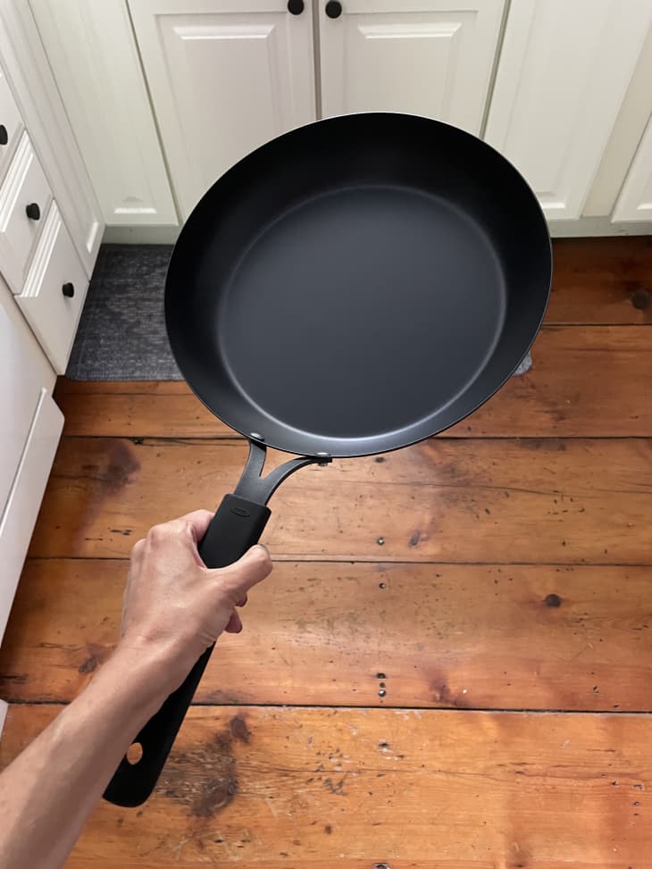 OXO Carbon Steel Obsidian Frypan Skillet Review The Kitchn