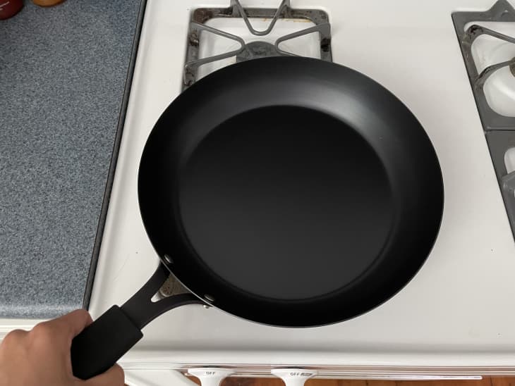 OXO Carbon Steel Obsidian Frypan Skillet Review The Kitchn