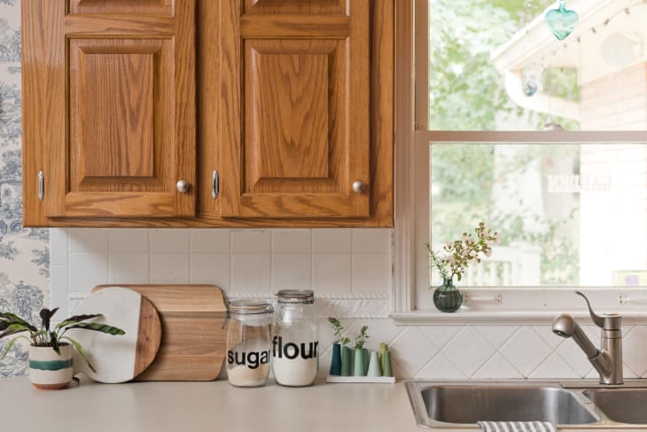 1Kitchn Clean Greasy Wood Cabinets 1