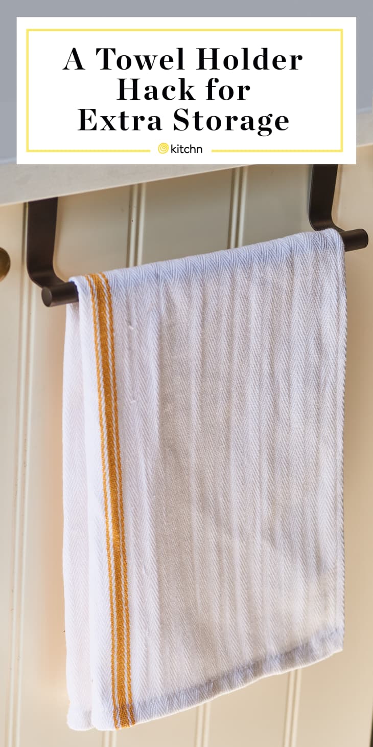 Kitchen Sink Towel Bar Organizing Hack Kitchn