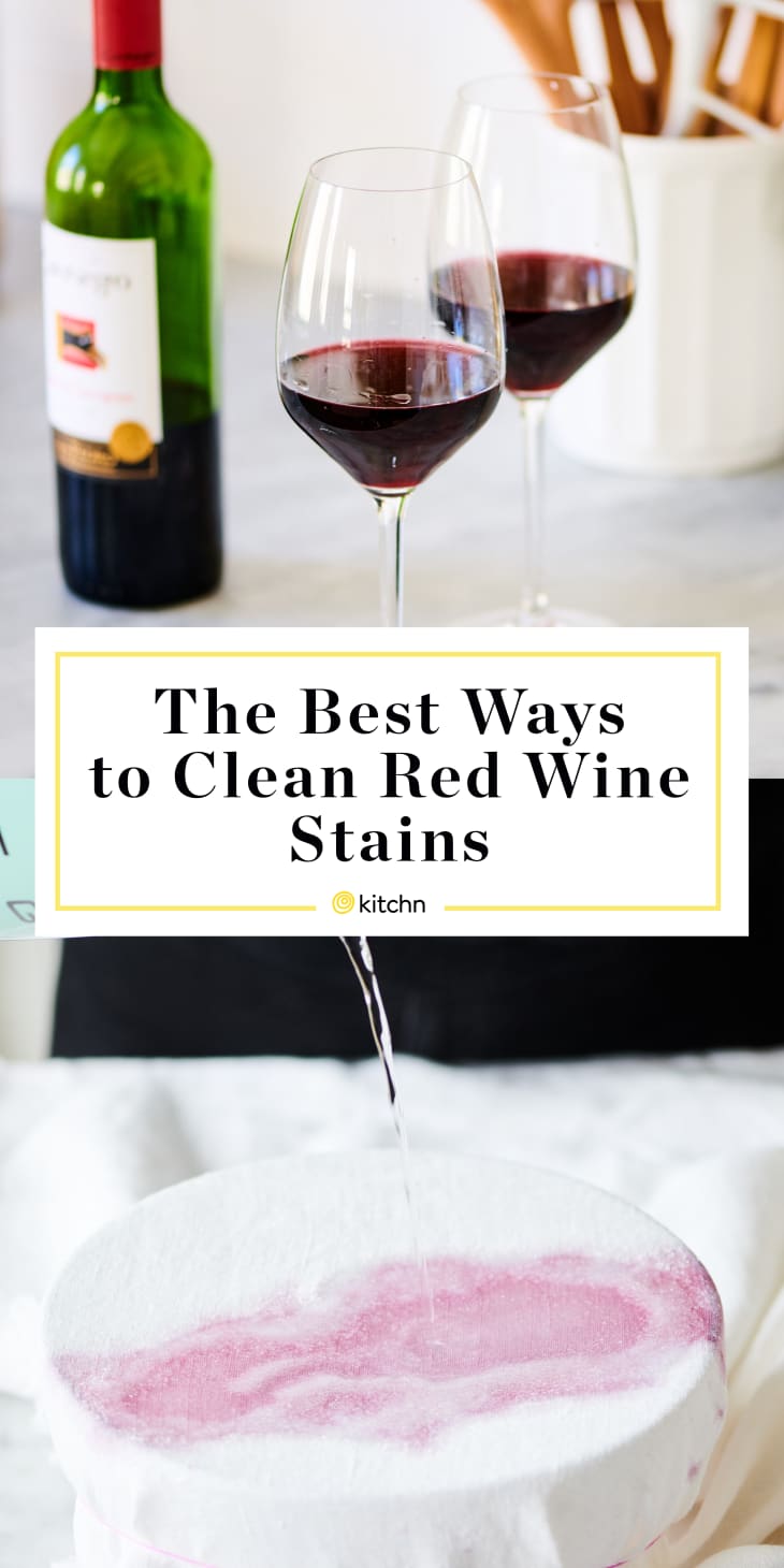 removing red wine from white shirt