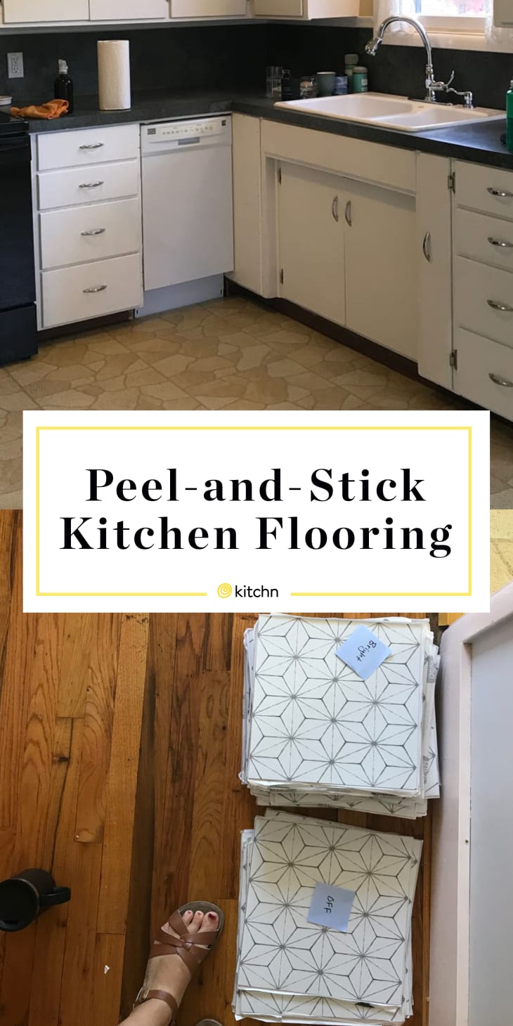 Peel and Stick Tile Kitchen Flooring Review Kitchn