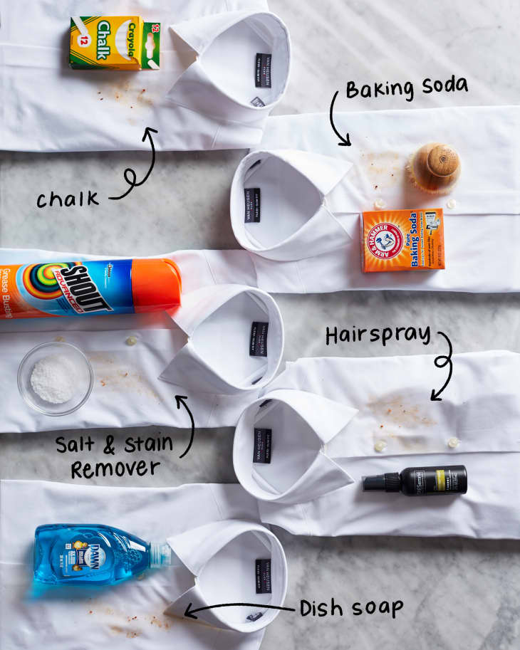 I Tried 5 Ways To Get Grease Stains Out Of Clothes Apartment Therapy