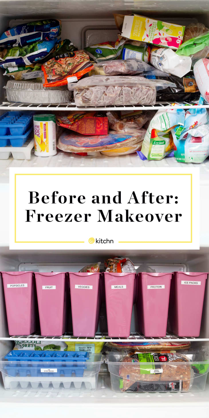 Freezer Organizing Makeover with Dollar Store Finds Kitchn