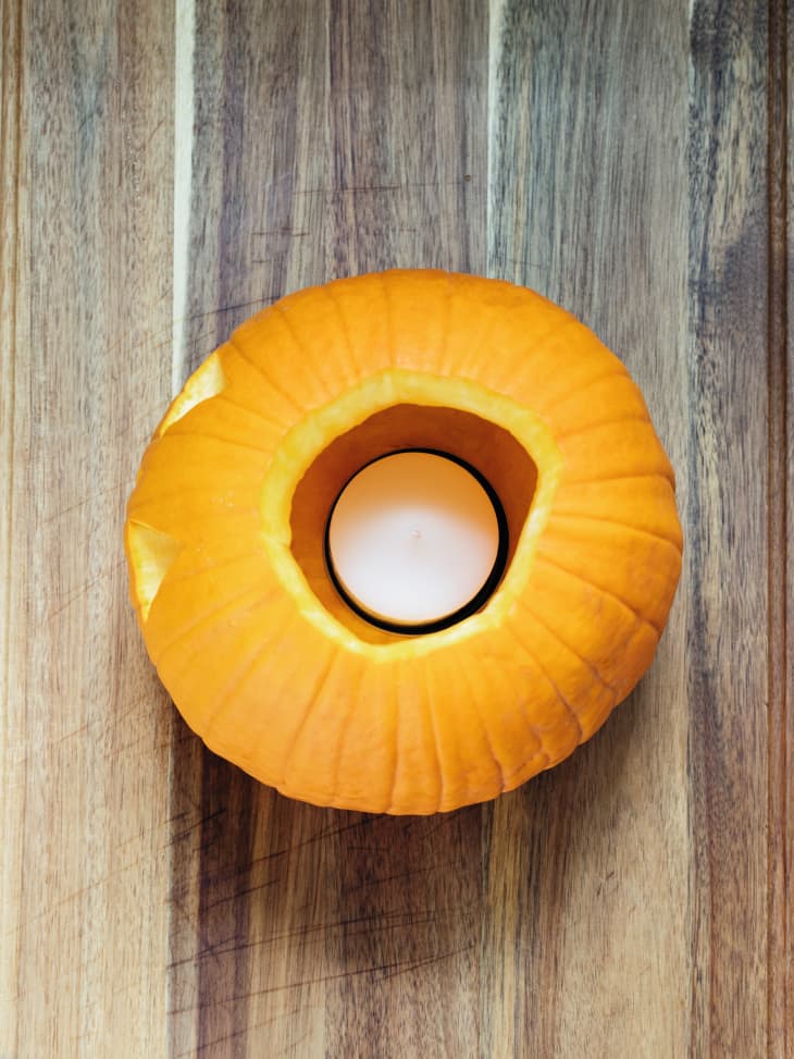 Use an Empty Tuna Can in a Jacko'Lantern! The Kitchn