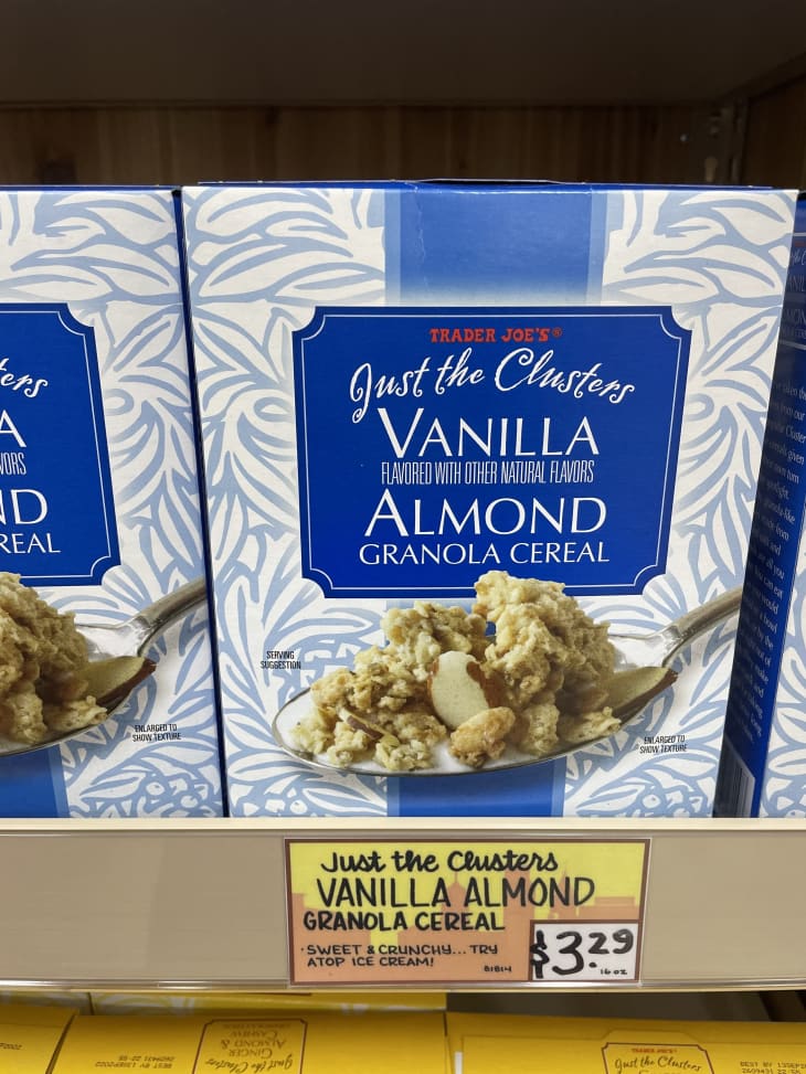 Trader Joe's Just the Clusters Vanilla Almond Granola Cereal Review