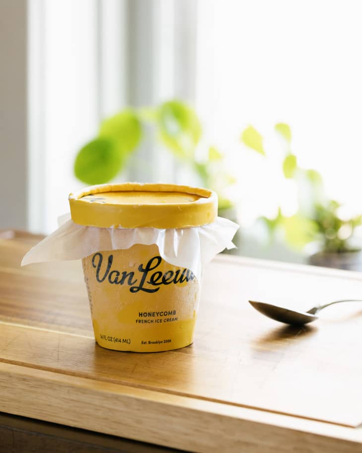 Use Wax Paper to Cover and Protect An Ice Cream Carton The Kitchn