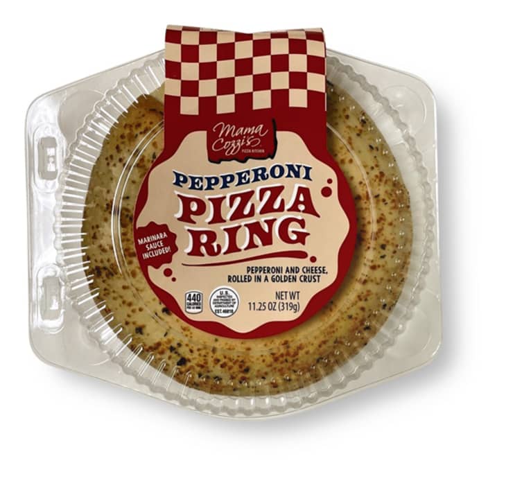 Aldi Finds November 2022 Mama Cozzi's Pizza Ring, Benton’s
