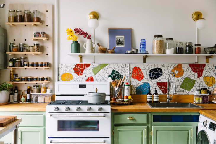 Christine Han Brooklyn, NY Kitchen - Custom Mosaic Backsplash | The Kitchn