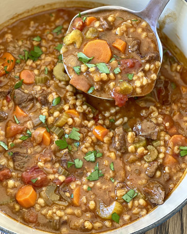 Beef Barley Soup Recipe (Easy & Hearty) | The Kitchn