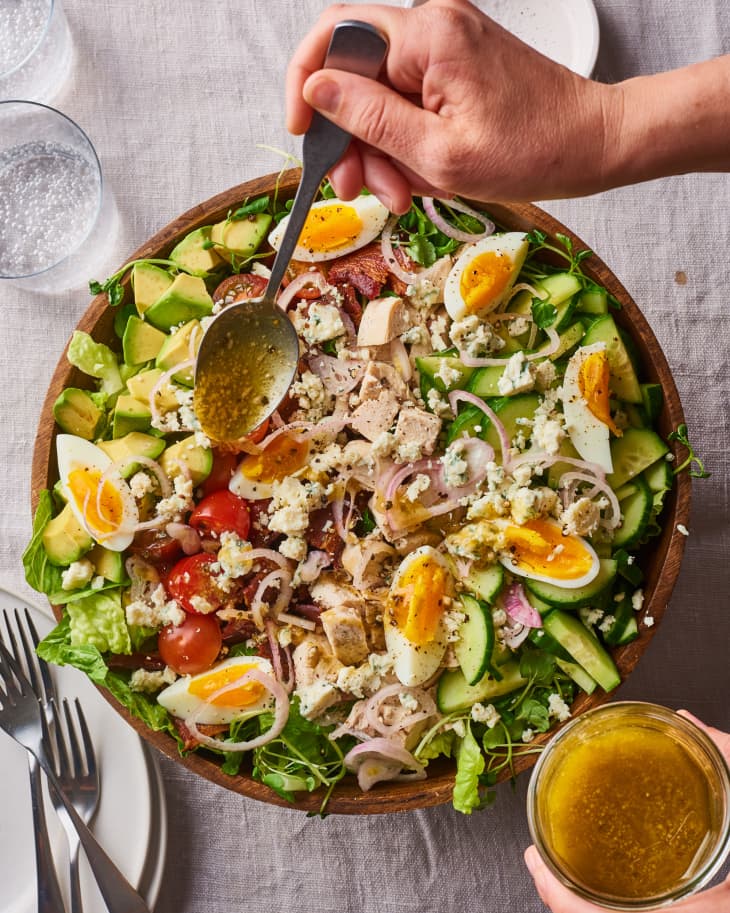 Classic Cobb Salad Recipe (with Homemade Dressing) The Kitchn