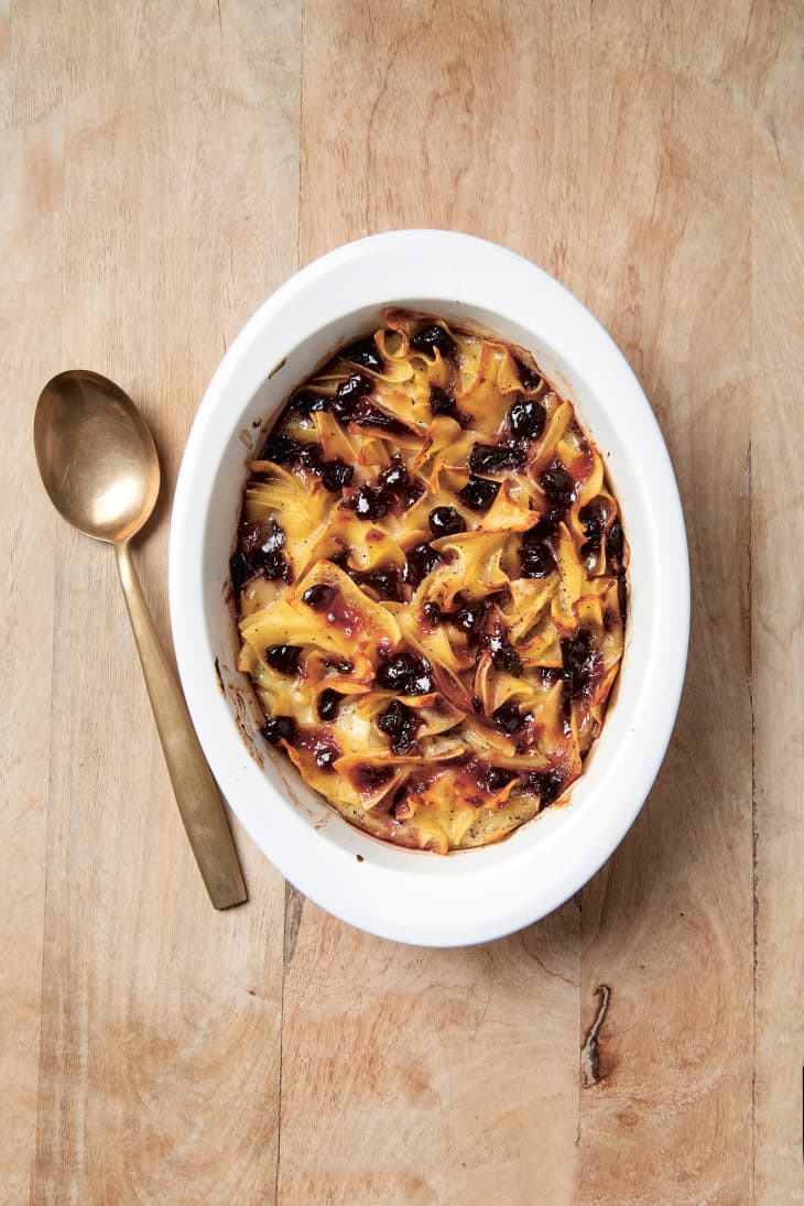 Jam and Poppy Seed Noodle Kugel Kitchn