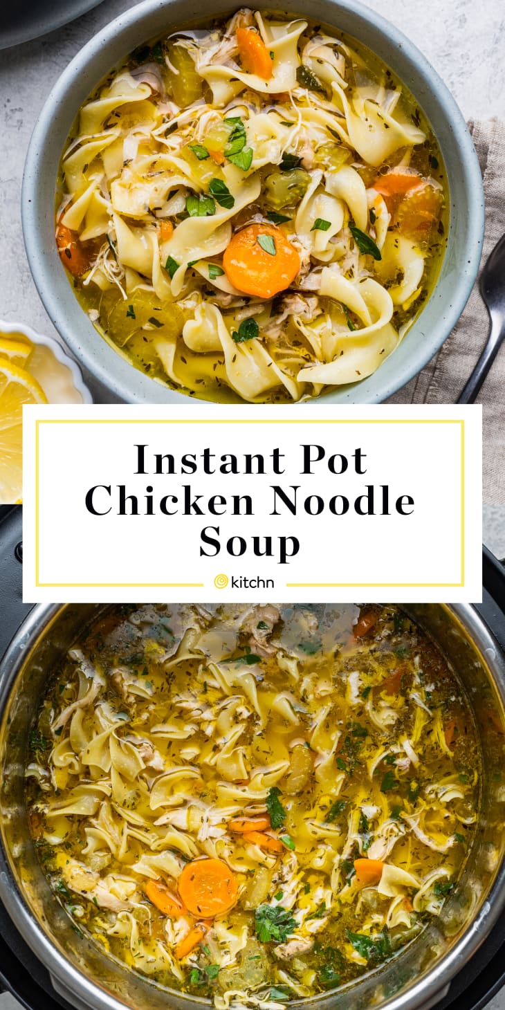 Instant Pot Chicken Noodle Soup Kitchn