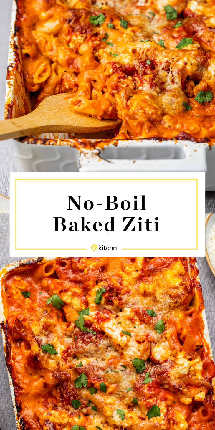5Ingredient NoBoil Baked Ziti Kitchn