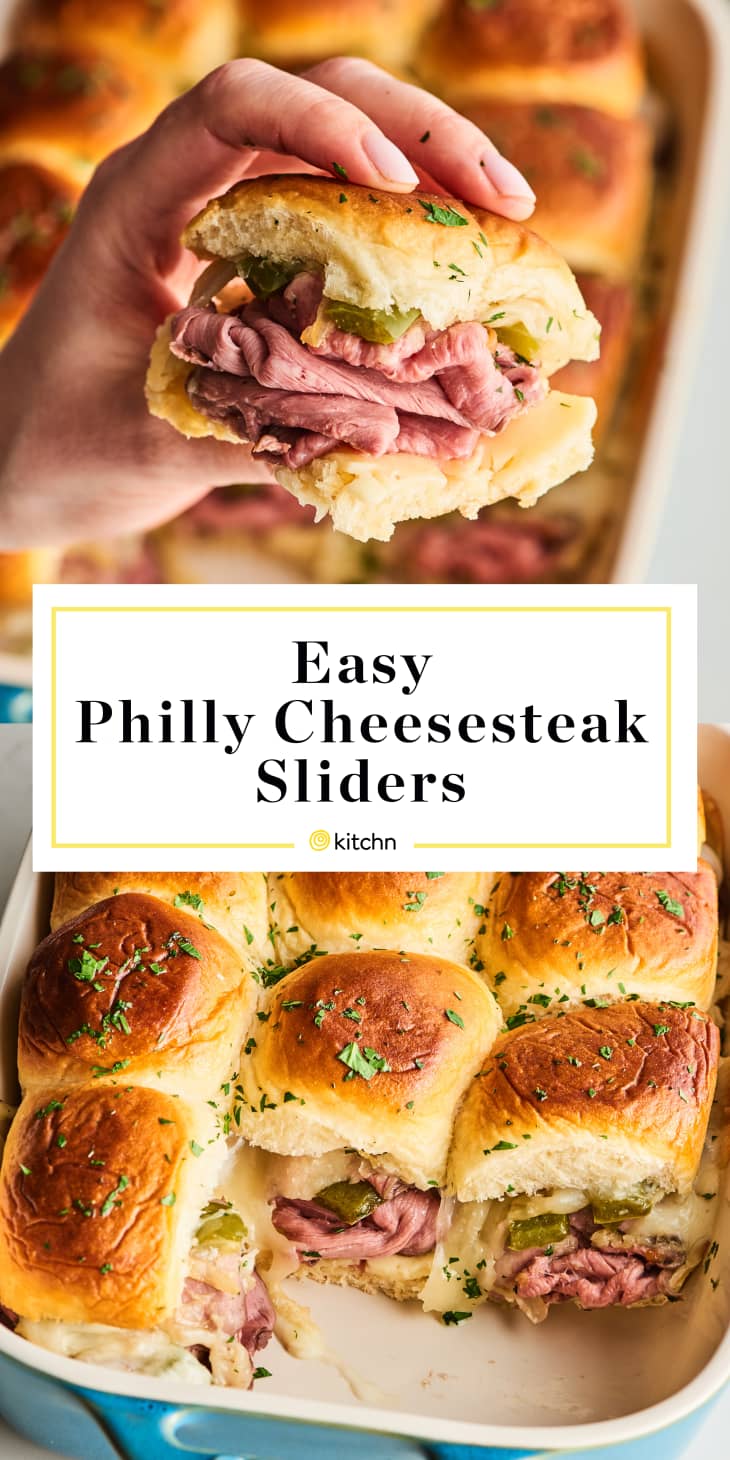 Easy Philly Cheesesteak Sliders | Kitchn