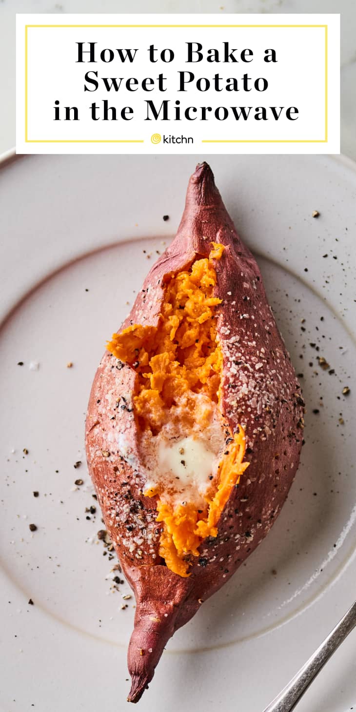 How to Cook a Sweet Potato in the Microwave Kitchn