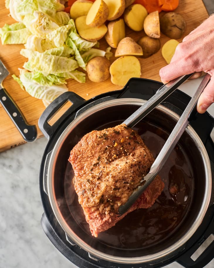 How to Make Instant Pot Corned Beef and Cabbage The Kitchn