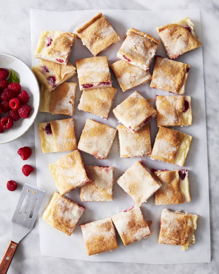 LemonRaspberry Cream Cheese Bars Kitchn