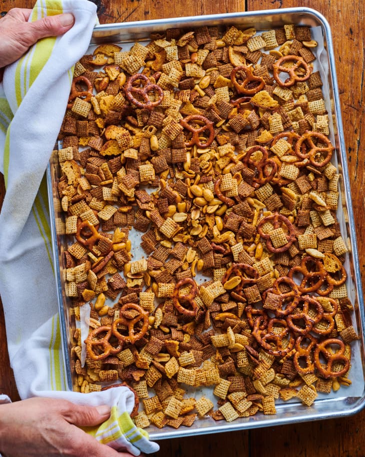 The Best Homemade Chex Mix Recipe (OvenBaked) Cubby