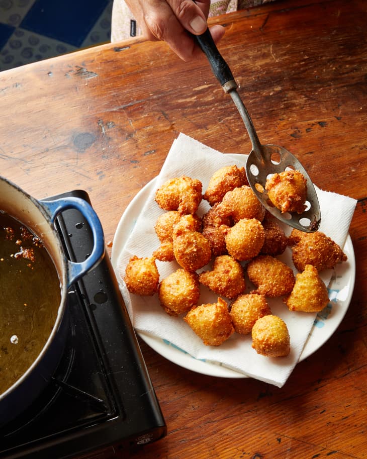 Southern Hush Puppies Recipe Golden and Fried The Kitchn