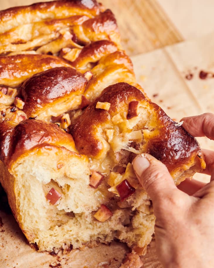 Apple Honey Challah Pull-Apart Bread | The Kitchn