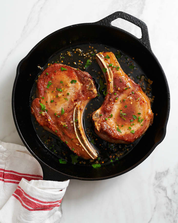 15Minute Honey Garlic Pork Chops Kitchn