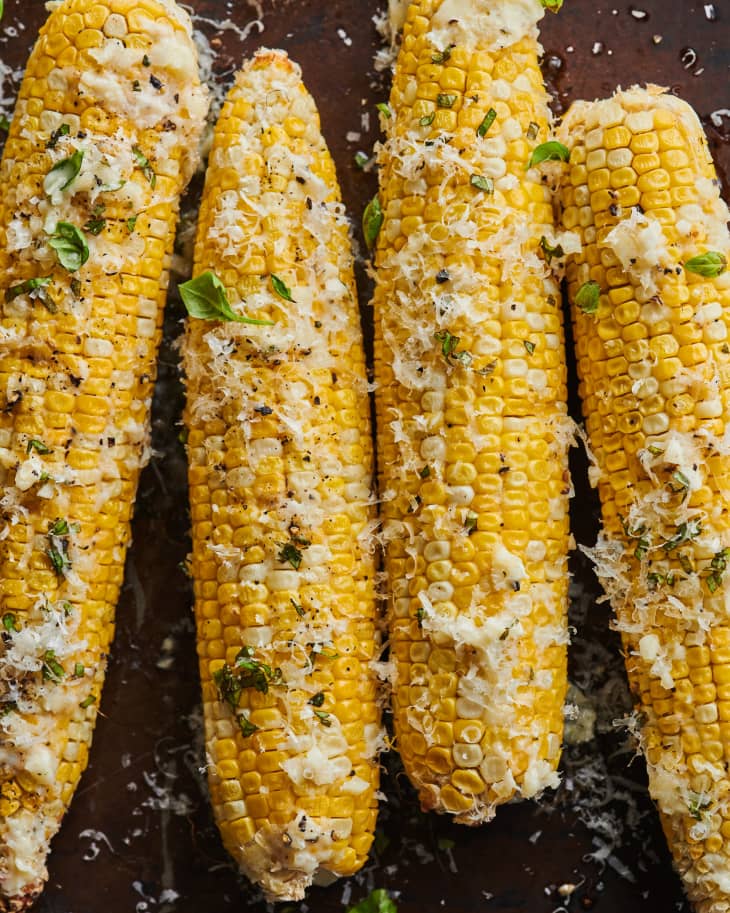 Oven-Roasted Parmesan Corn on the Cob | The Kitchn
