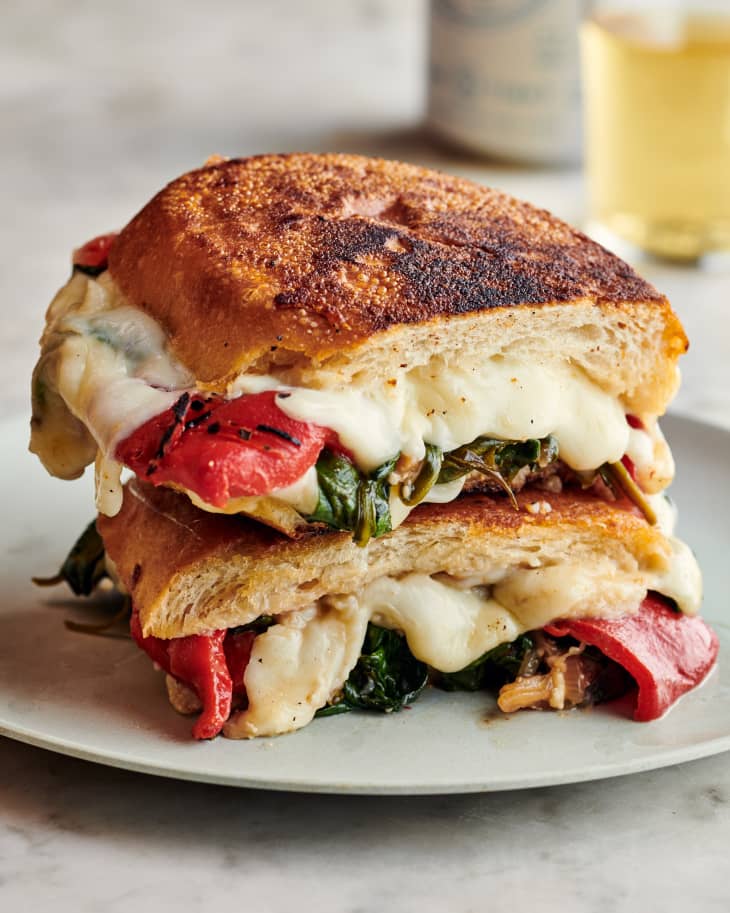 Spinach and Feta Grilled Cheese Kitchn