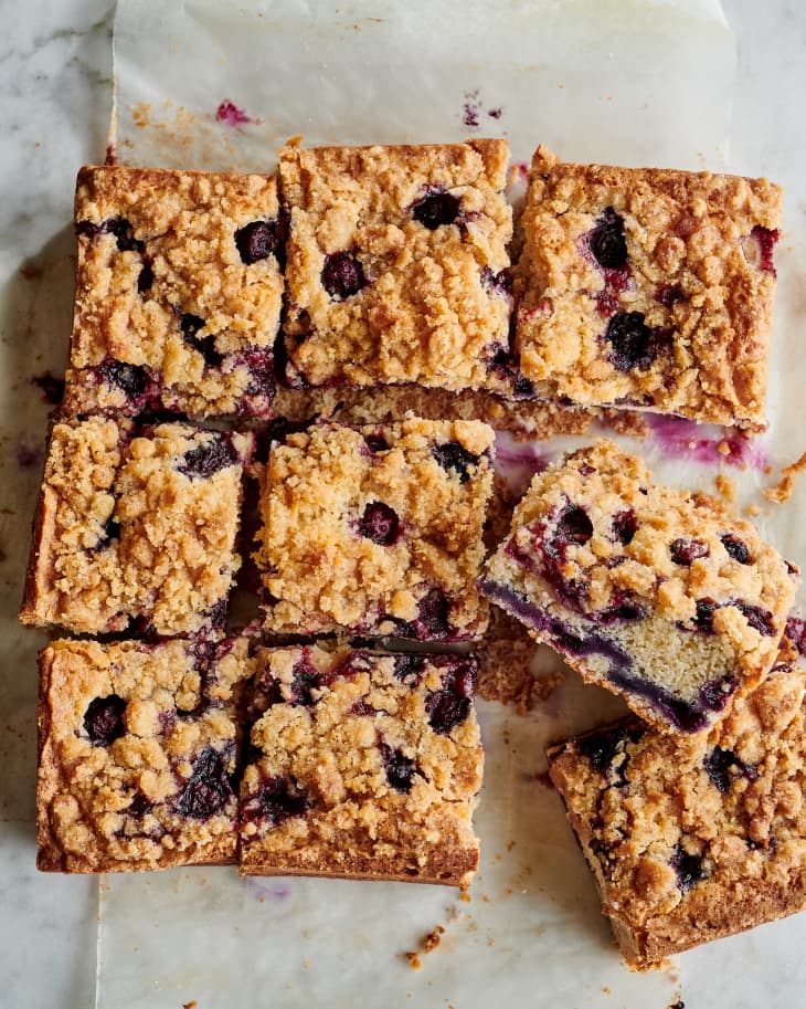 StreuselTopped Blueberry Coffee Cake Recipe The Kitchn
