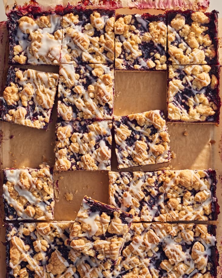Triple Berry Crumb Bars Recipe Kitchn