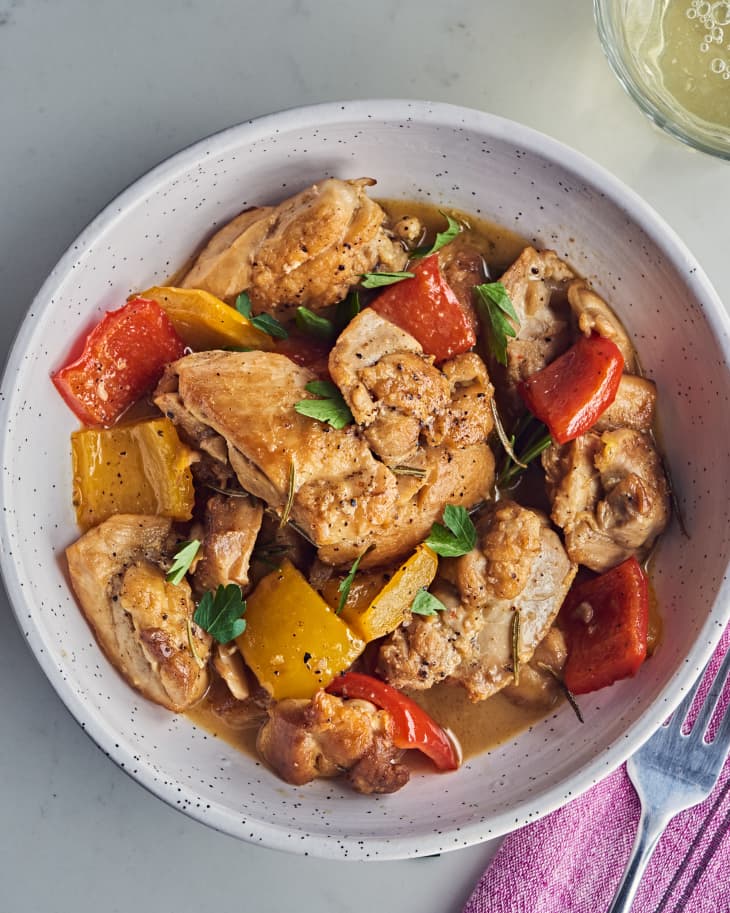 Pollo Ai Peperoni Recipe (Chicken Stew with Peppers) | The Kitchn