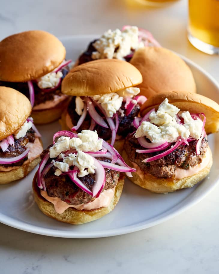 Harissa Lamb Sliders Recipe | The Kitchn