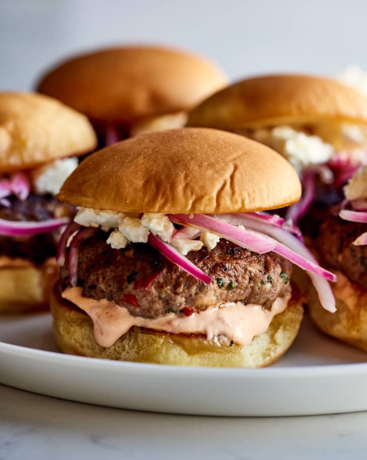 Harissa Lamb Sliders Recipe Kitchn