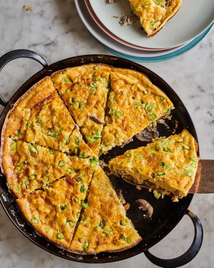 Cheese Mushroom Frittata