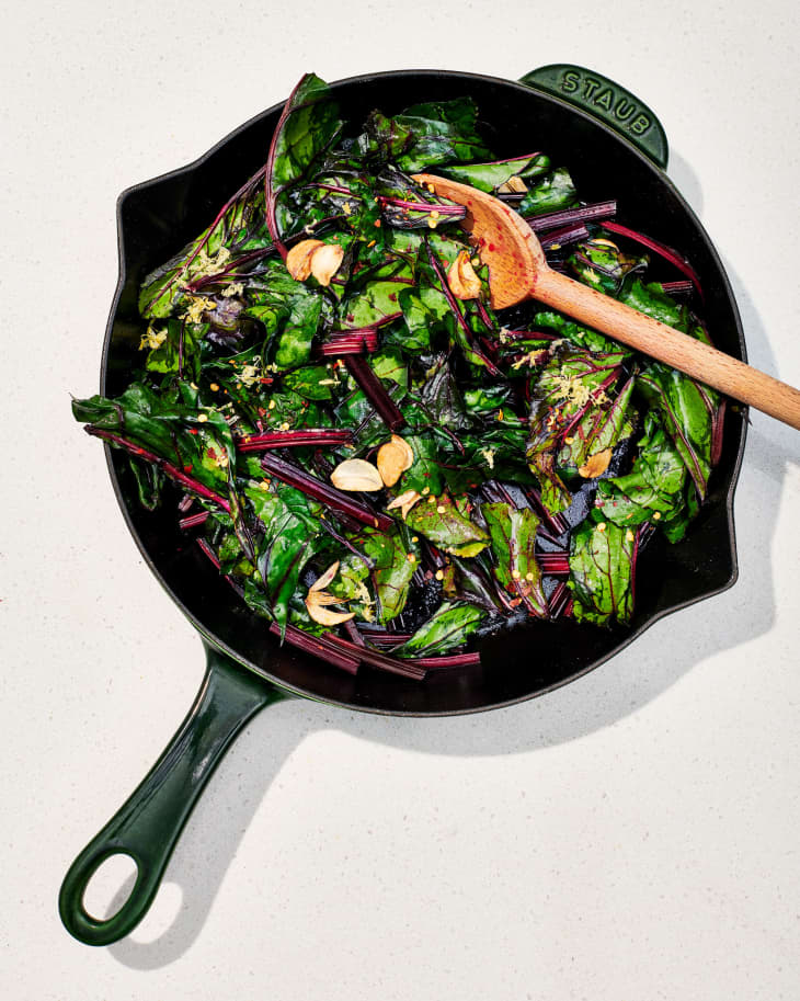 Sautéed Beet Greens Recipe (with Garlic and Lemon) The Kitchn