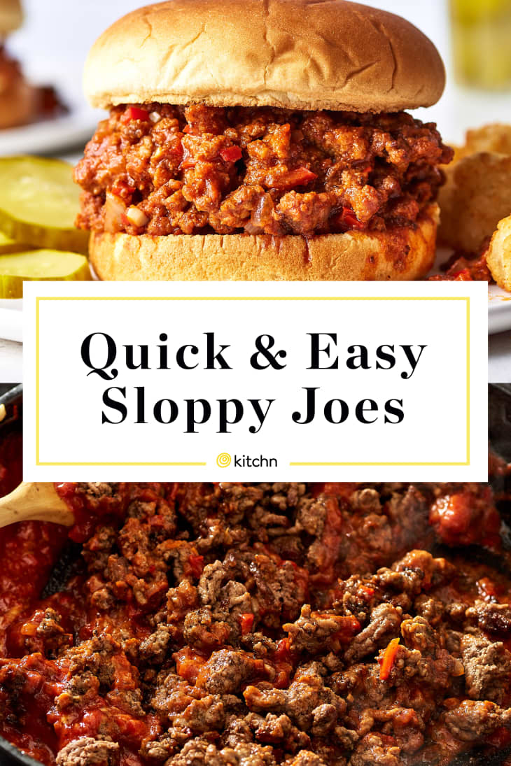 How To Make The Best Homemade Sloppy Joes The Kitchn