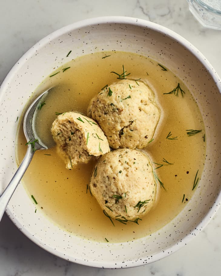 Paula Shoyer's Instant Pot Chicken Soup with Herbed Matzo Balls Recipe