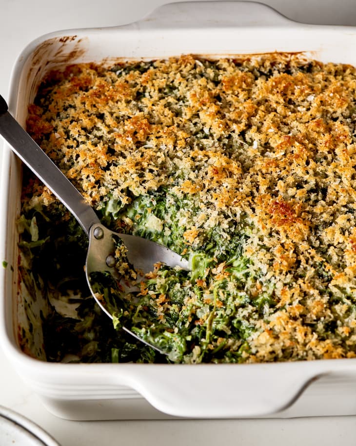 Spinach Gratin Recipe (with Fresh or Frozen Spinach) The Kitchn