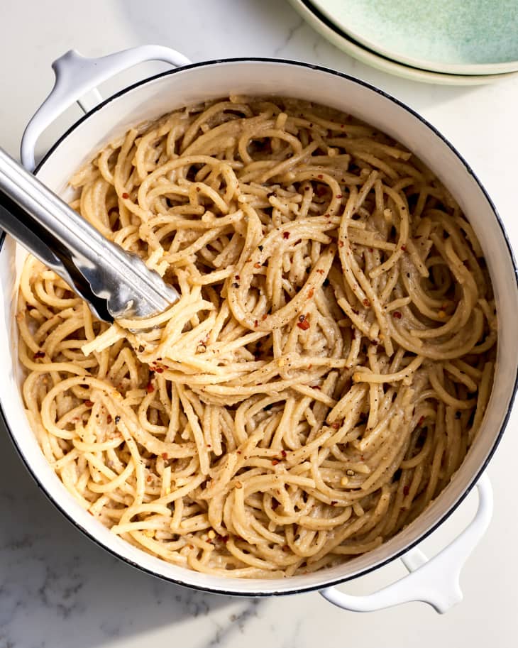 Caesar Spaghetti Recipe (with Toasted Breadcrumbs) | The Kitchn