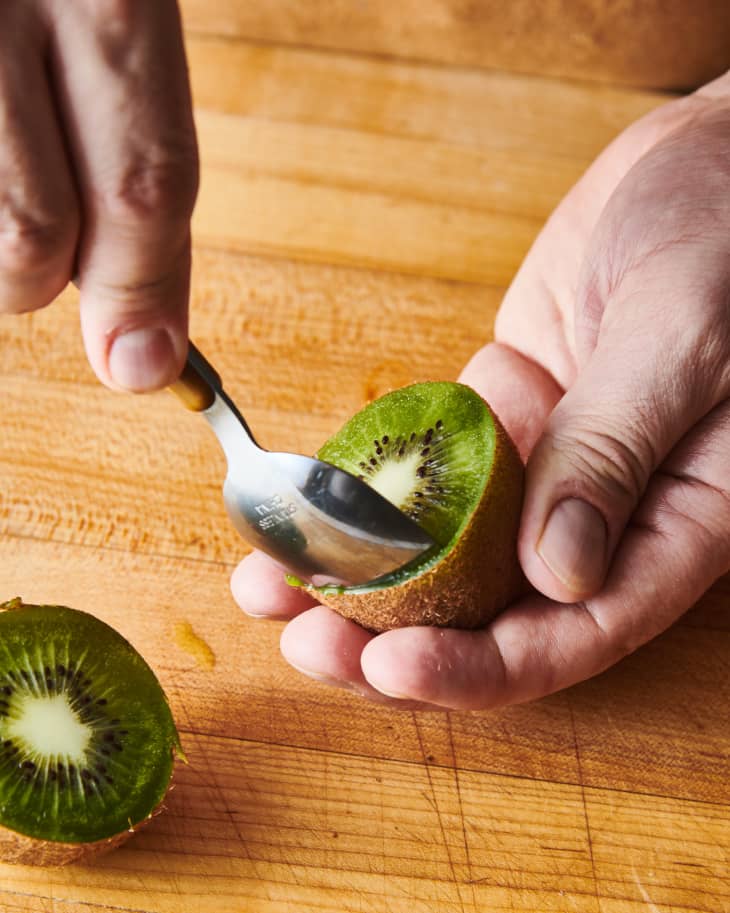 How to Peel Kiwis — a StepbyStep Guide The Kitchn