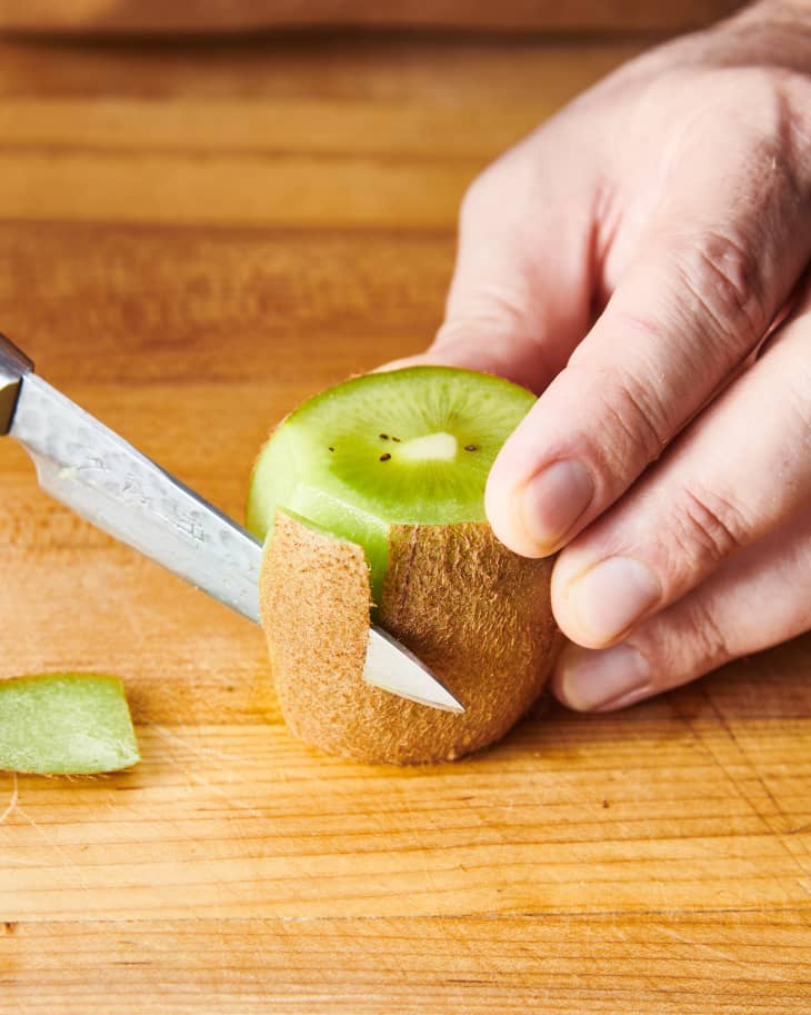 How to Peel Kiwis — a StepbyStep Guide The Kitchn