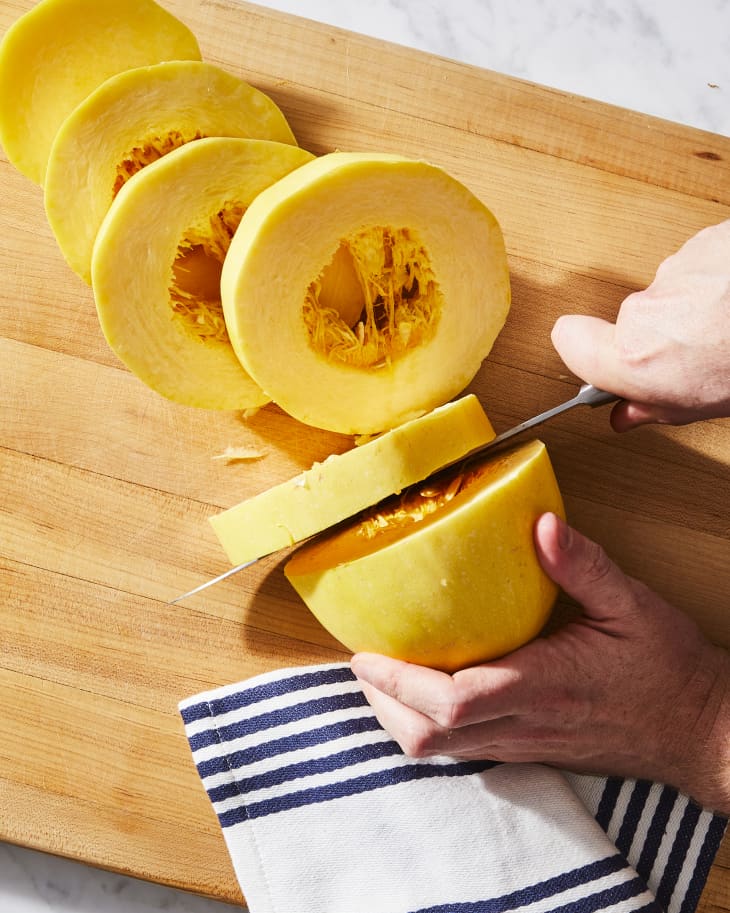 How to Cut Spaghetti Squash (Easy StepbyStep Guide) The Kitchn
