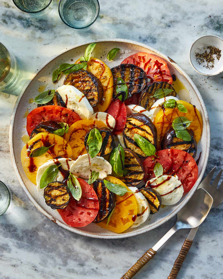 Grilled Eggplant Caprese Recipe Kitchn